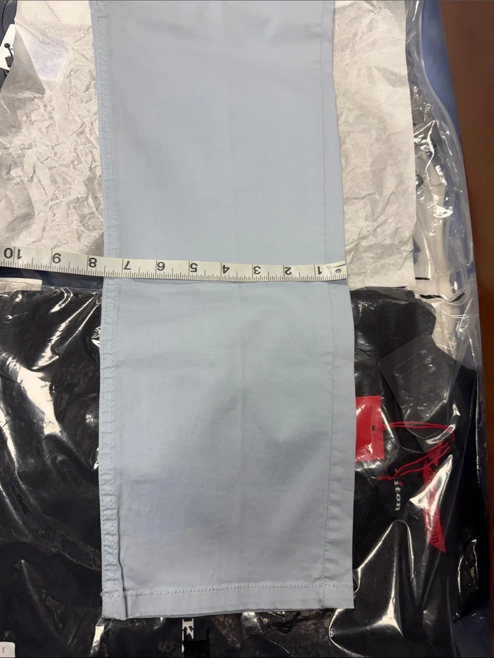 Light Blue Men's Pants - Casual Straight Fit